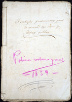 Trabajos preliminares para la numeración de casas y edificios. Año 1859