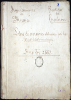 Libros de sesións celebradas pola Corporación Municipal. Ano de 1885