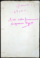 Año 1910. Acta para hacer constar el funcionamiento de las Corporaciones anteriores del Ayuntamie...