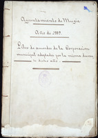 Libros de acordos correspondente ao ano de 1889