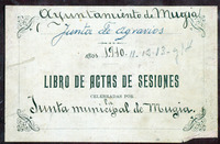 Libros de actas de sesións da Xunta Municipal. 1910-1914