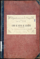 Libros de actas de sesións celebradas. Tomo 10º. 1912-1913