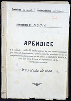 Apéndices ao "amillaramiento" para base do repartimento. Rústica