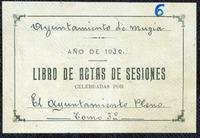 Libros de actas de sesións do Pleno. Tomo 3º. 1930-1931