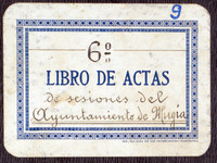 Libros de actas de sesións do Pleno. Tomo 6º. 1932-1933