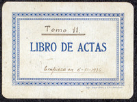 Libros de actas de sesións do Pleno. Tomo 11º. 1936-1937