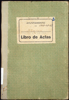 Libros de actas de sesións do Pleno. Tomo 15º. 1940-1942