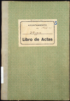 Libros de actas de sesións do Pleno. Tomo 16º. 1942-1943