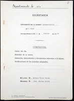 Expedientes de sesións do Pleno. Sesións ordinarias e extraordinarias. Ano 1974