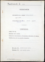 Expedientes de sesións do Pleno. Sesións ordinarias e extraordinarias. Ano 1975