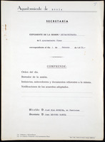 Expedientes de sesións do Pleno. Sesións ordinarias e extraordinarias. Ano 1976