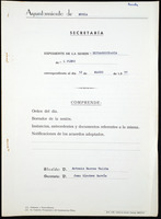 Expedientes de sesións do Pleno. Sesións ordinarias e extraordinarias. Ano 1977