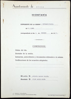 Expedientes de sesións do Pleno. Sesións ordinarias e extraordinarias. Ano 1971