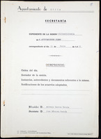 Expedientes de sesións do Pleno. Sesións ordinarias e extraordinarias. Ano 1972