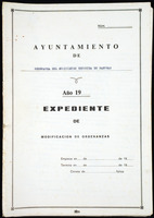 Expedientes modificación tarifas das Ordenanzas fiscais. 1983-1984