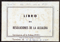 Libros rexistro de resolucións da Alcaldía. 1971-1989