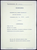 Expedientes de sesións do Pleno. Sesións ordinarias e extraordinarias. Ano 1985