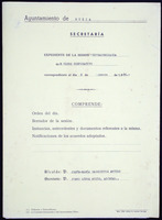 Expedientes de sesións do Pleno. Sesións ordinarias e extraordinarias. Ano 1986