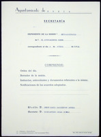 Expediente de sesión do Pleno. Sesións ordinarias e extraordinarias. Ano 1988