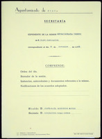 Expediente de sesión do Pleno. Sesións ordinarias e extraordinarias. Ano 1988