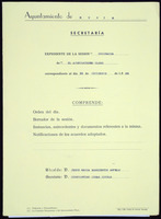 Expediente de sesión do Pleno. Sesións ordinarias e extraordinarias. Ano 1988