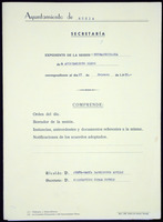 Expediente de sesión do Pleno. Sesións ordinarias e extraordinarias. Ano 1989