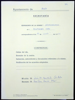 Expediente de sesión do Pleno. Sesións ordinarias e extraordinarias. Ano 1990