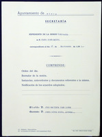 Expediente de sesión do Pleno. Sesións ordinaria e extraordinaria. Ano de 1991