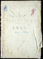 Libros rexistro de saída de documentos. Correspondencia oficial. Ano de 1912