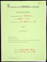 Expediente de sesión do Pleno. Sesións ordinarias e extraordinarias. Ano 1996