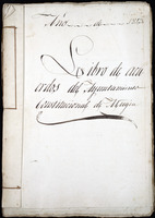 Libro de acuerdos del Ayuntamiento. Año 1843