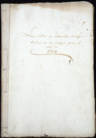 Libro de actas para o ano de 1854